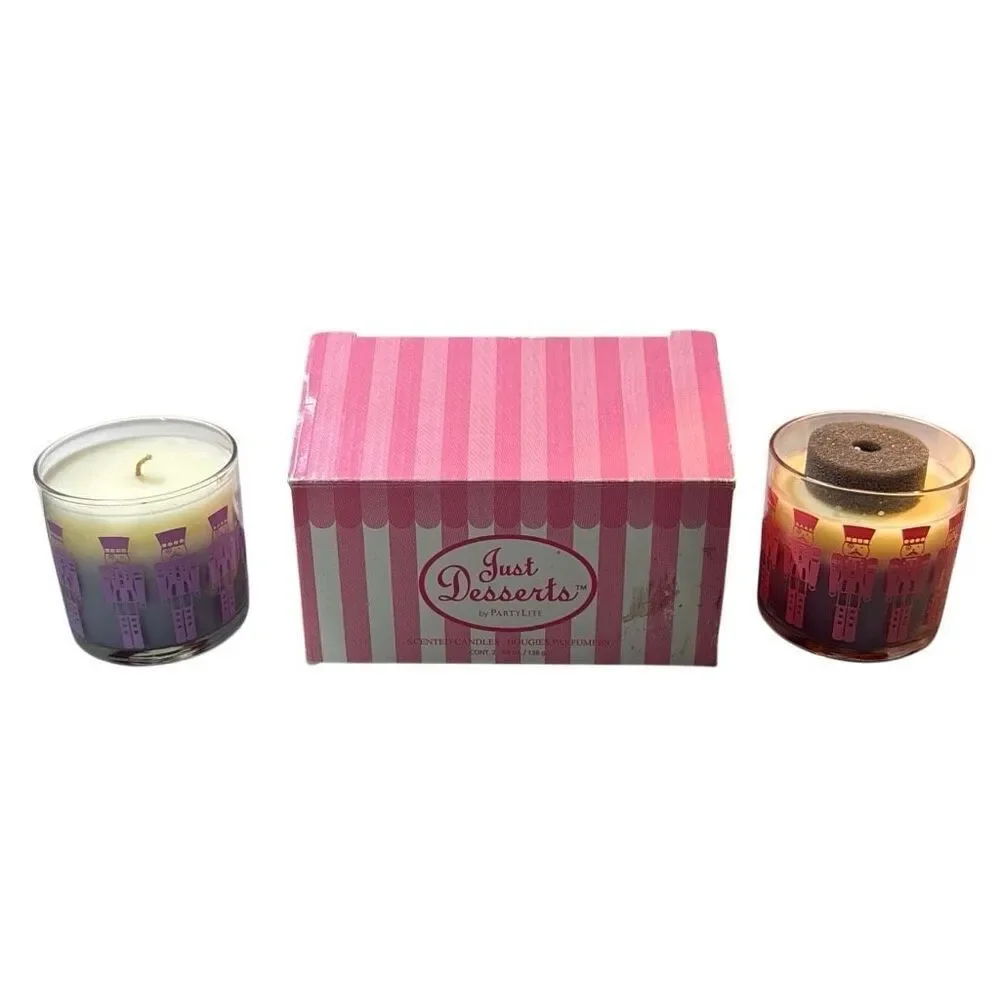 Just Desserts By Partylite Nutcracker Sweet Sugarplum Fairies Scented Candles